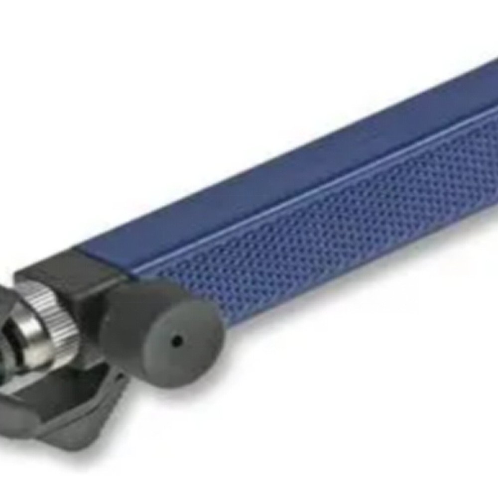 Round cable jacket stripper with hook blade, side view